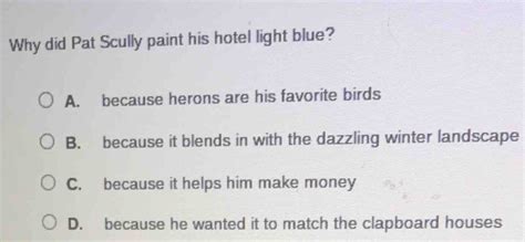 Why Did Pat Scully Paint His Hotel Light Blue? And Why Do We Care About the Color of Walls Anyway?